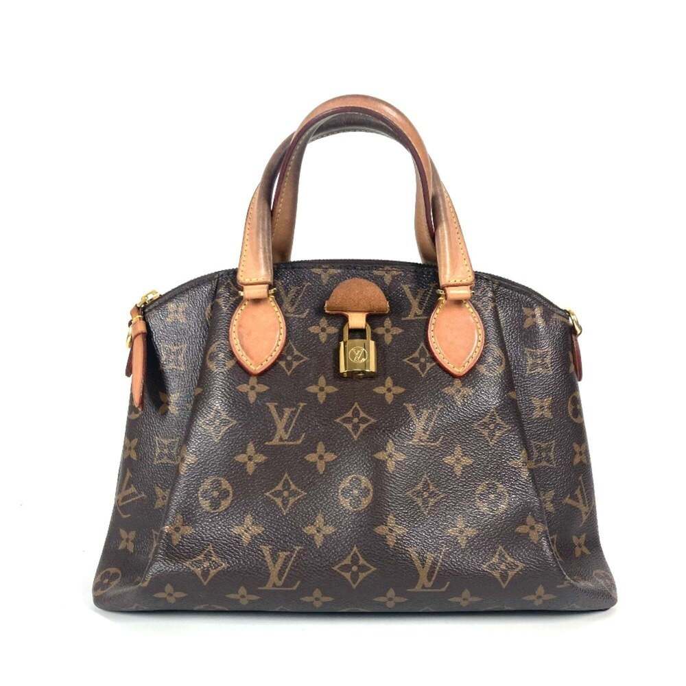 LOUIS VUITTON Authentic Brown Monogram Canvas Tote Bag